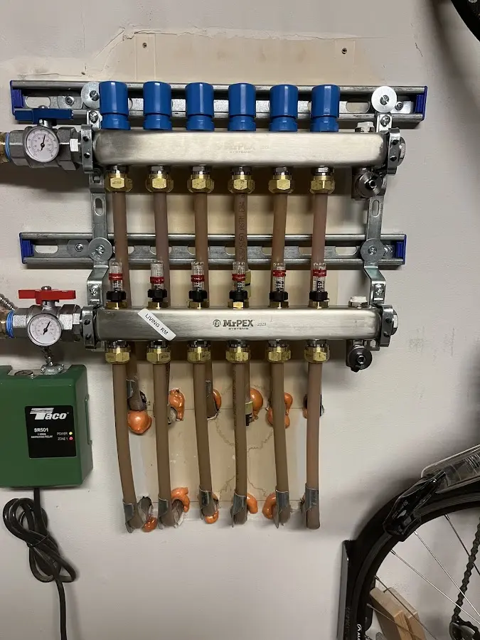 Plumber performing Leak Detection at a residential property in Marietta-Alderwood